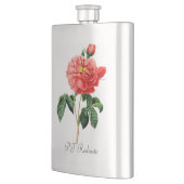 P.J. Redoute vintage rode roos bloem Flacon (Links)