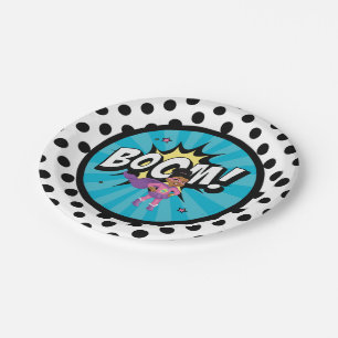 P.J. Tutels natuurlijk superer, papieren Borden 7" Papieren Bordje