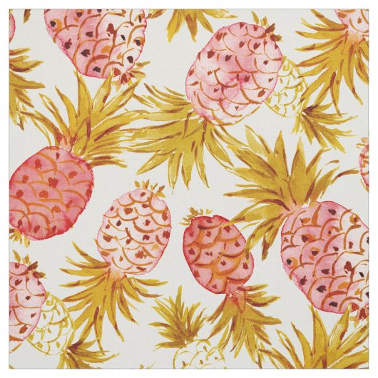 $P JUICE Pink Pineappels Stof (Swatch)