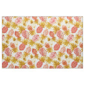 $P JUICE Pink Pineappels Stof (Fat Quarter)