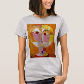 P. Klee Senecio Schilderen van Abstract kunststaal T-shirt (Voorkant)