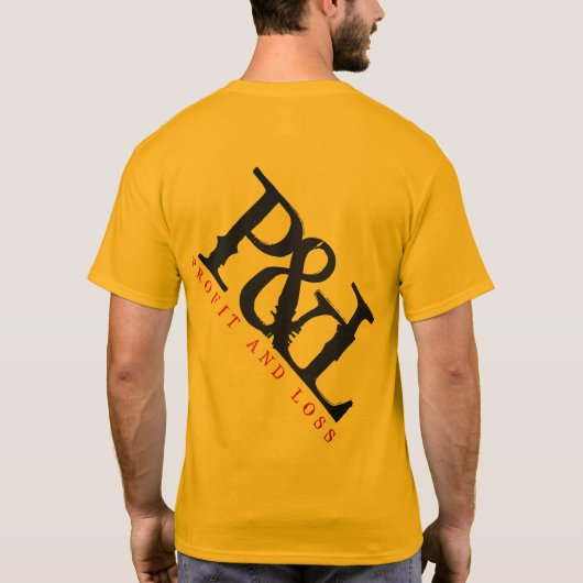 "P&L" T-SHIRT (Achterkant)