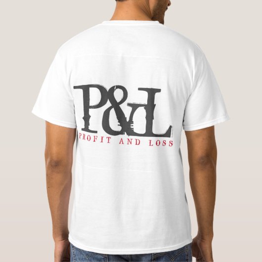 "P&L" T-SHIRT (Achterkant)