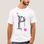 P Letter - Typografie T-shirt (Voorkant)