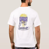 P&M Electric T-shirt (Achterkant)