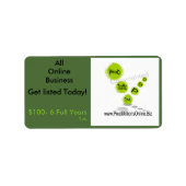 P.M.O. Adverteren labels (Voorkant)