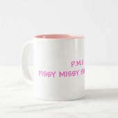 P.M. SPISSY MISSY SYNDROME TWEEKLEURIGE KOFFIEMOK (Voorkant links)