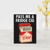 P Me A Fridge Cig Funny Fridge Cig Men Women  Kaart (Gele Bloem)