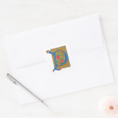 P - MINIATURE VIERKANTE STICKER (Envelop)