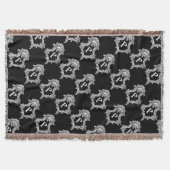 P Monogram Initiaal Drow Blanket Deken (Voorkant)