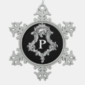 P Monogram Initiaal Ornament (Voorkant)