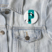P monogram ronde button 5,7 cm (In situ)