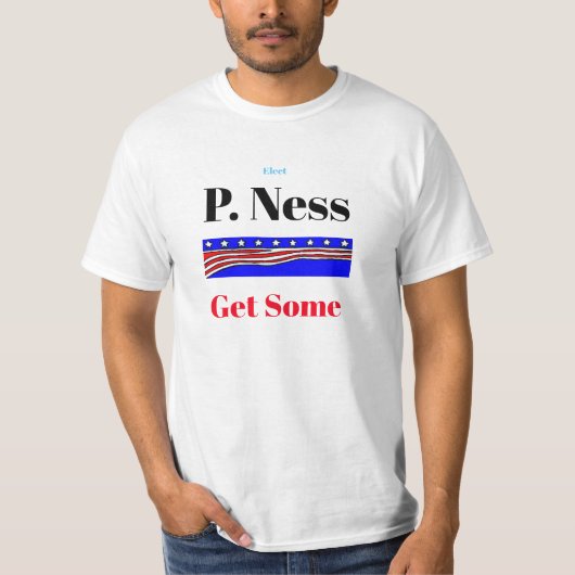 P. Ness Haal wat vakantieverlof Shirt (Voorkant)