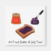 P-nut Butter & Jelly Time Magnet (Voorkant)