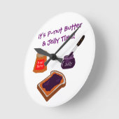 P-nut Butter & Jelly Time Ronde Klok (Hoek)