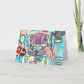 P.O.N.R. De gelukkige Kaart van de Verjaardag (Voorkant)