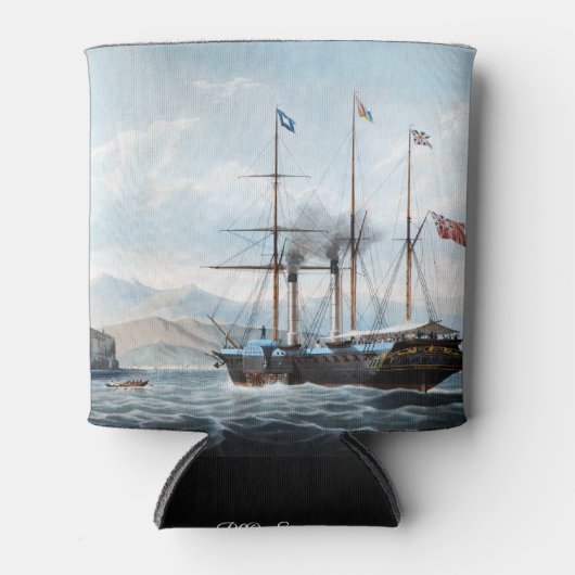 P&O stoomschip Bentinck 1844 Blikjeskoeler (Voorkant)