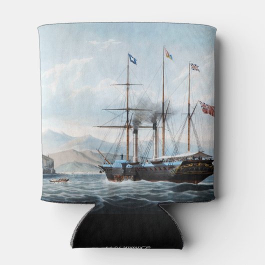 P&O stoomschip Bentinck 1844 Blikjeskoeler (Achterkant)