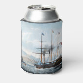 P&O stoomschip Bentinck 1844 Blikjeskoeler (Blikje Achterkant)