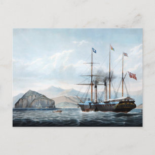 P&O stoomschip Bentinck 1844 Briefkaart