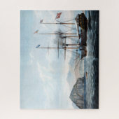 P&O stoomschip Bentinck 1844 Legpuzzel (Verticaal)