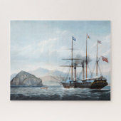 P&O stoomschip Bentinck 1844 Legpuzzel (Horizontaal)