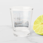 P&O stoomschip Bentinck 1844 Shot Glas (Achterkant)