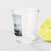 P&O stoomschip Bentinck 1844 Shot Glas (Rechts)