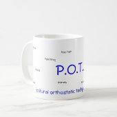 P.O.T.S. (orthostatische orthostatische tachycardi Koffiemok (Voorkant links)