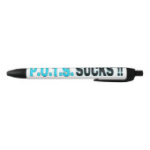 P.O.T.S. SUCKS ZWARTE INKT PEN (Bodem)