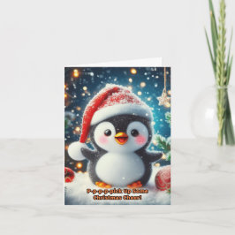 P-P-P-P-P-Pick Up Een beetje Kerst Cheer! Feestdagen Kaart