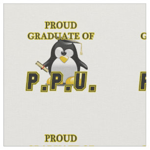 P.P.U. Afstuderen - Schattige Penguin Afstuderen Stof