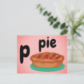 p - pasteitekaart briefkaart (Staand voorkant)