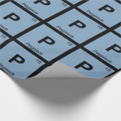 P - Paukasius Grieks chemiesurieschemiesurieschemi Cadeaupapier (Hoek)