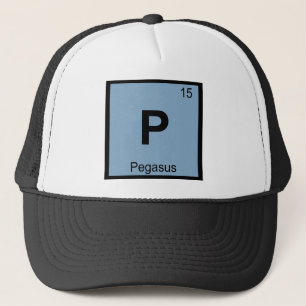 P - Pegasus Griekse Scheikunde Periodiek Systeem S Trucker Pet