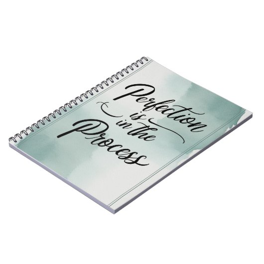 P: Perfectie zit in het proces Notitieboek (Linkerzijde)