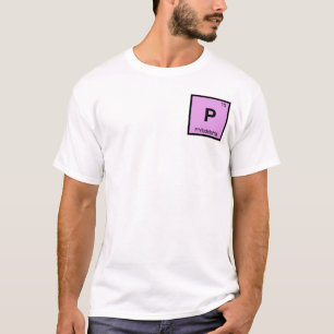 P - Philadelphia Pennsylvania Scheikunde Periodiek T-shirt