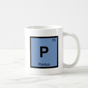 P - Pontus Griekse Scheikunde Periodiek Systeem Sy Koffiemok