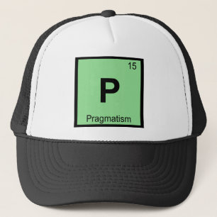 P - Pragmatisme Filosofie Scheikunde Periodiek Sys Trucker Pet
