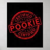 P Pular Slang Quote Valentines Certified Oki  Poster (Voorkant)