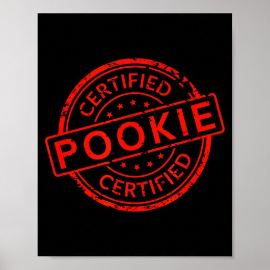 P Pular Slang Quote Valentines Certified Oki  Poster (Voorkant)