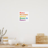 P-R-I-D-E: MENSEN ERKENNEN INDIVIDUELE DIVERSITEIT POSTER (Keuken)