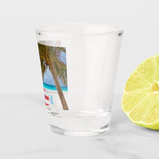 P R Oceaan Shot Glas (Rechts)