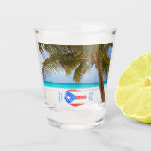 P R Oceaan Shot Glas (Voorkant)