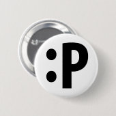 :P RONDE BUTTON 5,7 CM (Voorkant /achterkant)