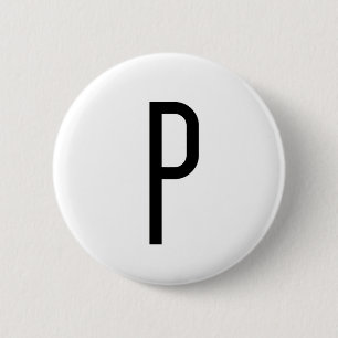 P RONDE BUTTON 5,7 CM