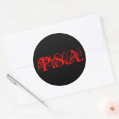 P.S.A.-Sticker Ronde Sticker (Envelop)
