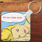 P.S ich liebe dich Sleutelhanger (Achterkant)