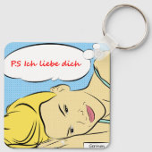 P.S ich liebe dich Sleutelhanger (Achterkant)