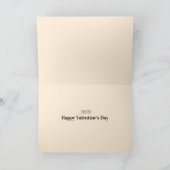 P.s. Ik hou van jou Whimsical moderne Valentijn Kaart (Binnen)